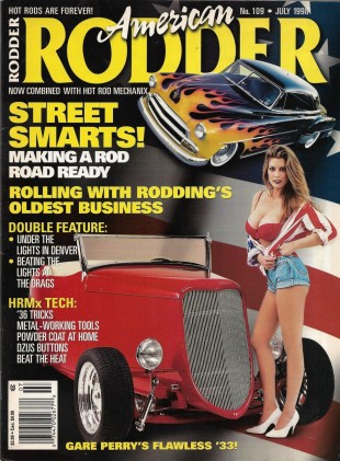 AMERICAN RODDER 1998 JULY - MAKE ROD ROAD READY, METAL WORK TOOLS, DZUTS